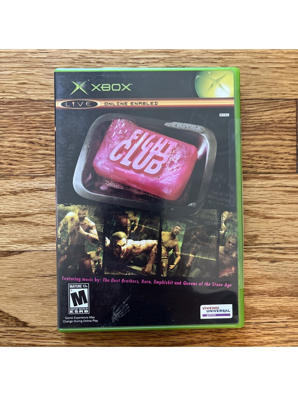 Fight Club (Microsoft Xbox, 2003) CIB Complete W/ Manual Tested Working
